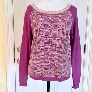 Purple Copper Key Sweater